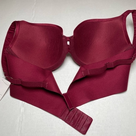 Auden Women Light Lift Plunge Bra 36B
T Shirt underwire Stretch Sides Wine 1262 - Picture 4 of 9